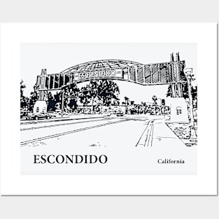 Escondido - California Posters and Art